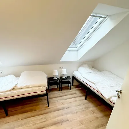 Workers With Balcony In Apartment Bielefeld